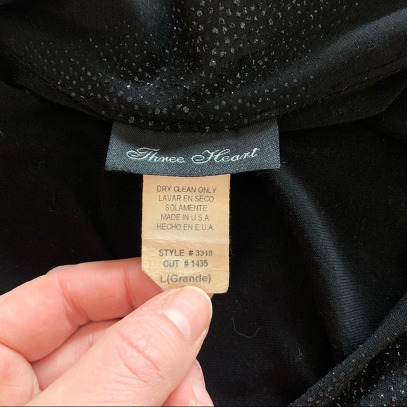 2 for $15 Vintage 3/4- sleeve sparkly top - Picture 3 of 3